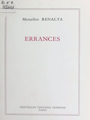 cover image of Errances